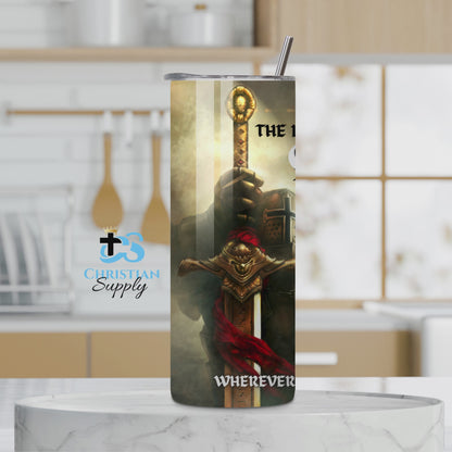 Light of God Warrior Tumbler