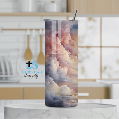 I Can Do All Things Through Christ Clouds Tumbler