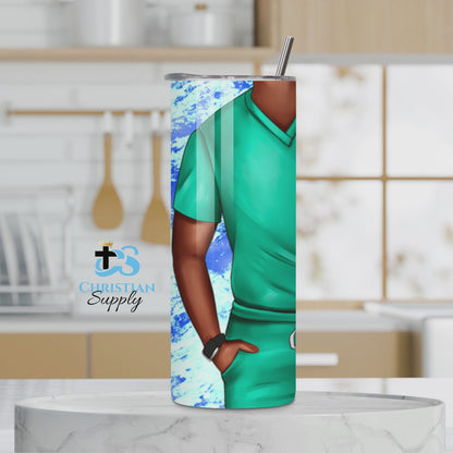 Coffee Scrubs & Rubber Gloves #NurseLife Tumbler