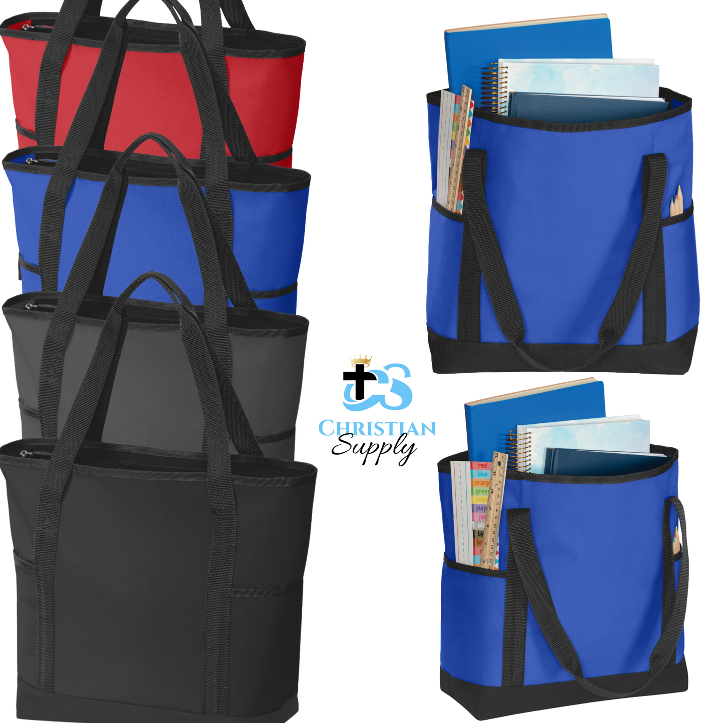 Kids Christian Boy Pilot 5 Tote Bag